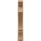 Ekena Millwork 6-in W x 34-in D x 38-in H Balboa Slat Rough Cedar Woodgrain TimberThane Outlooker, Primed Tan OUTUR060X34X38BOA24RCPR - alternate 2